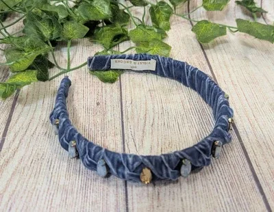 Anthropologie Velvet Headband image 2