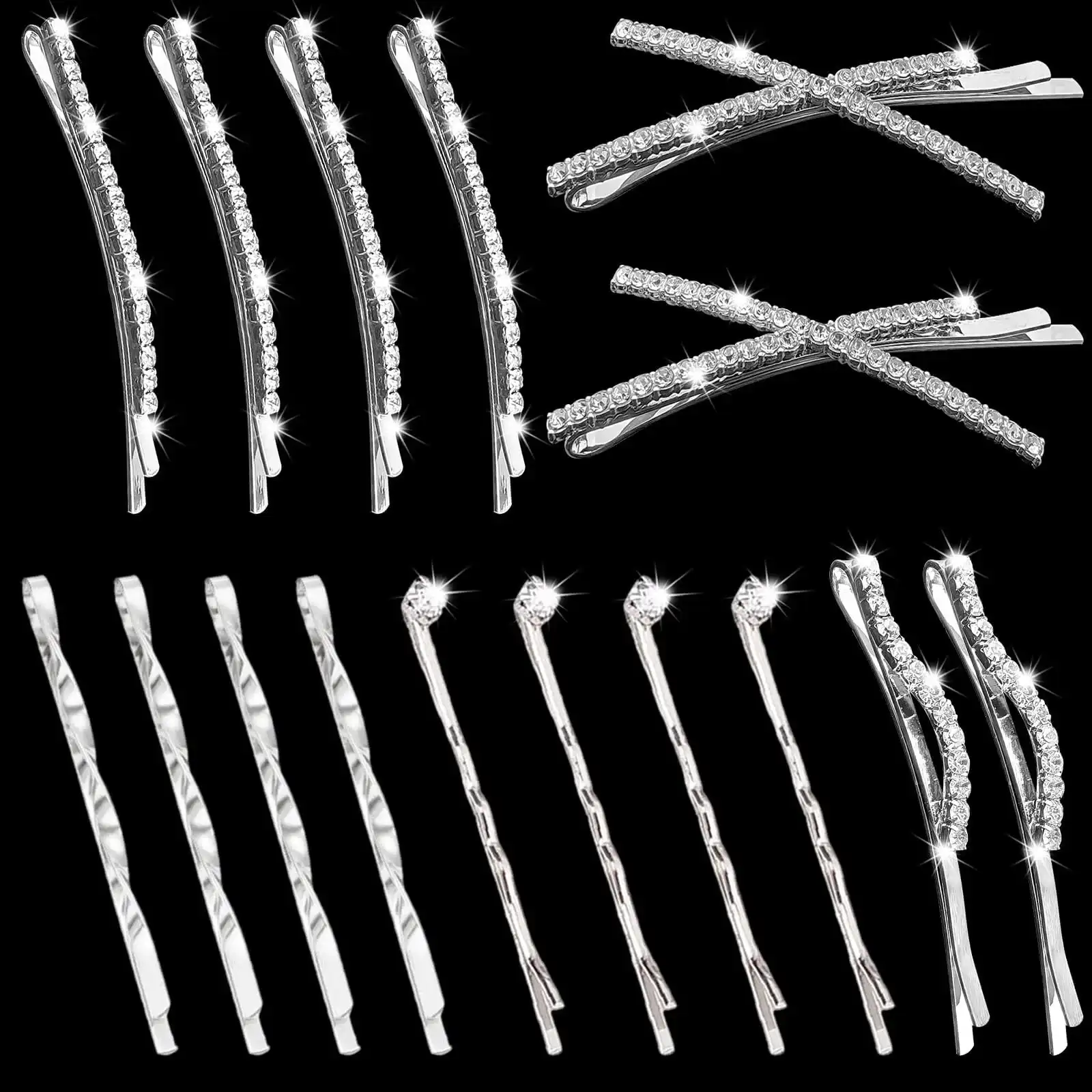 Conair Rhinestone Bobby Pins