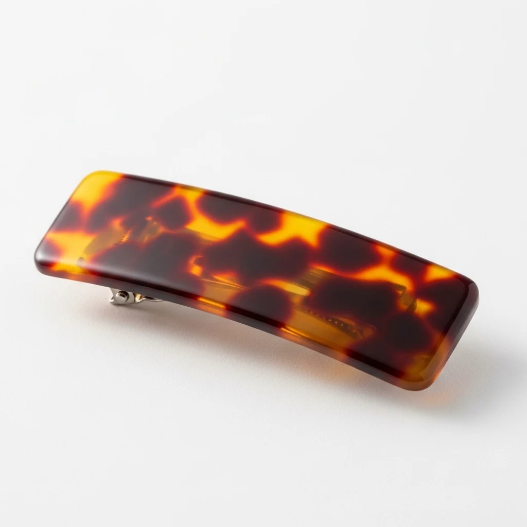 France Luxe Rectangle Barrette image 3